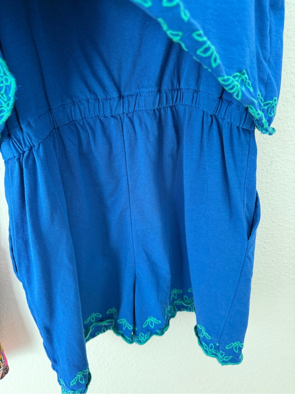CREWCUTS CAT AND JACK Romper Lot Butterfly Blue Summer Shorts Set 6 - Picture 8 of 11